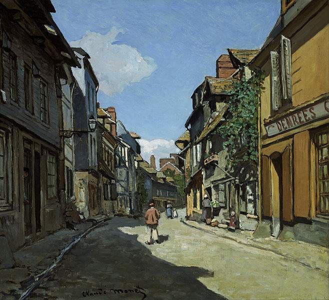 Claude Monet - Rue de la Bavole, Honfleur, impressionnisme