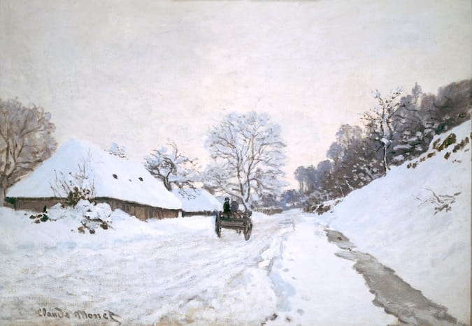 Claude Monet La Charrette, impressionnisme